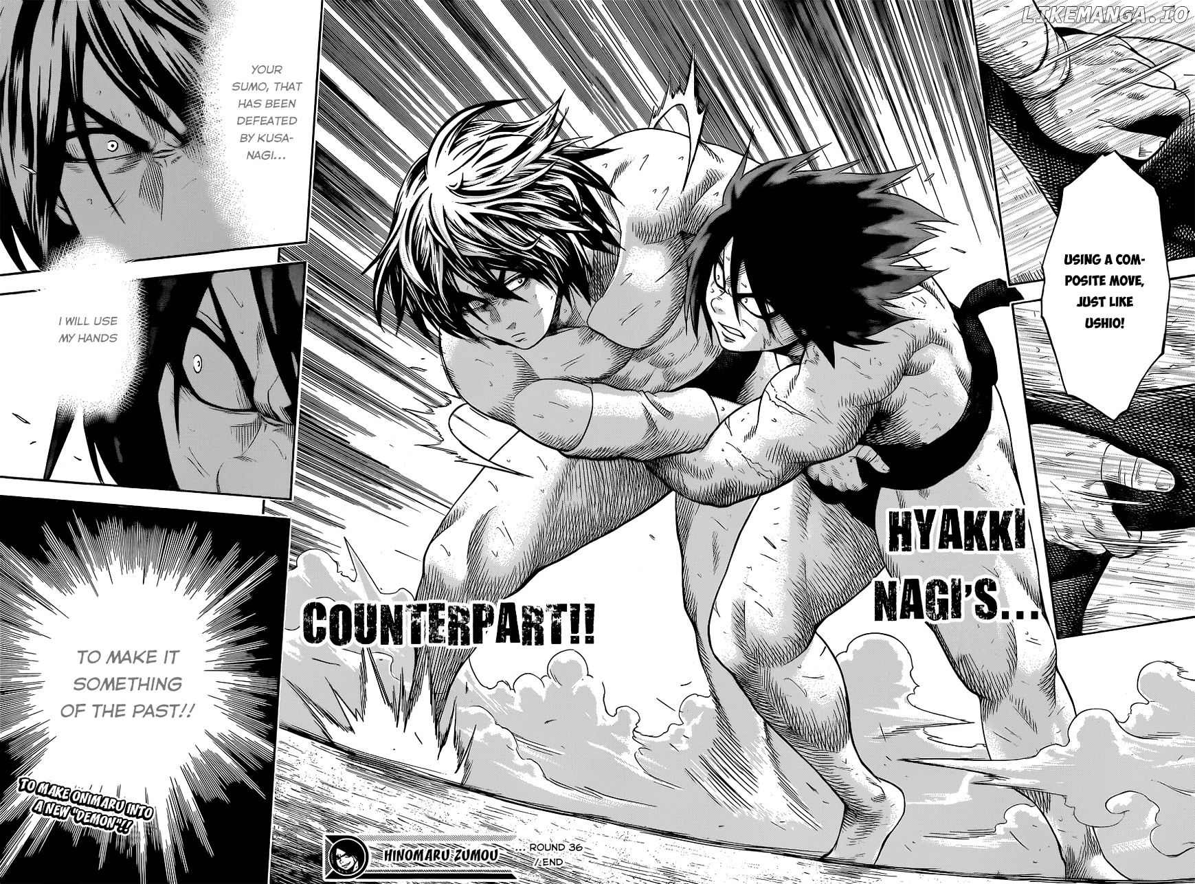 Hinomaru Zumou chapter 36 - page 19