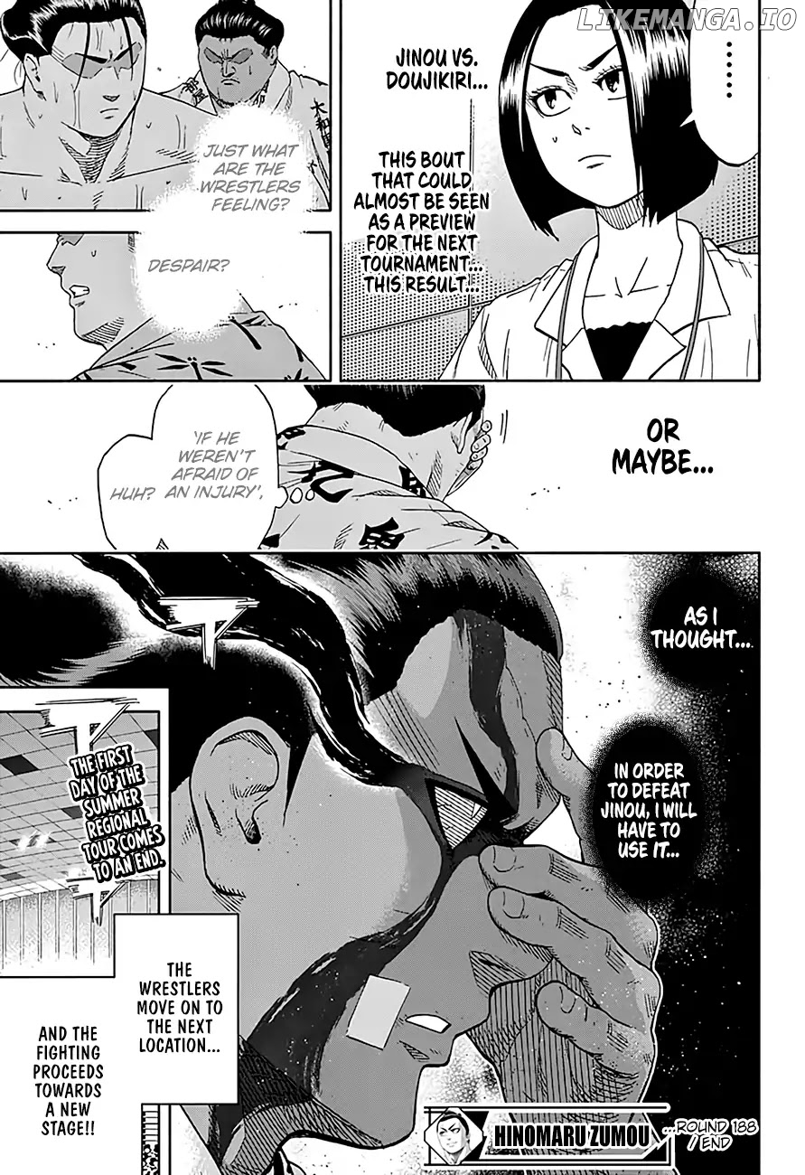 Hinomaru Zumou chapter 188 - page 18