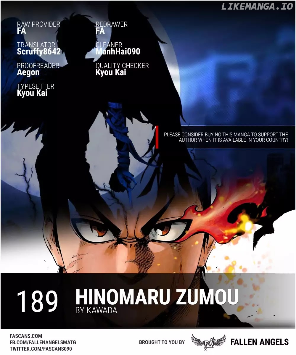 Hinomaru Zumou chapter 189 - page 1