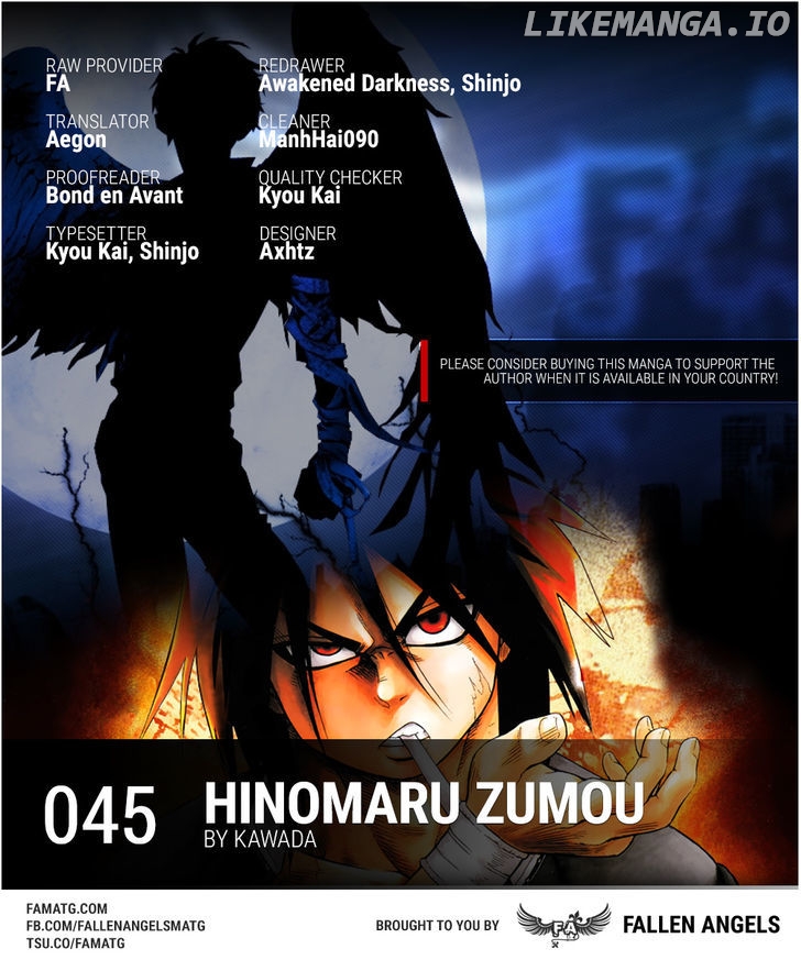 Hinomaru Zumou chapter 45 - page 1