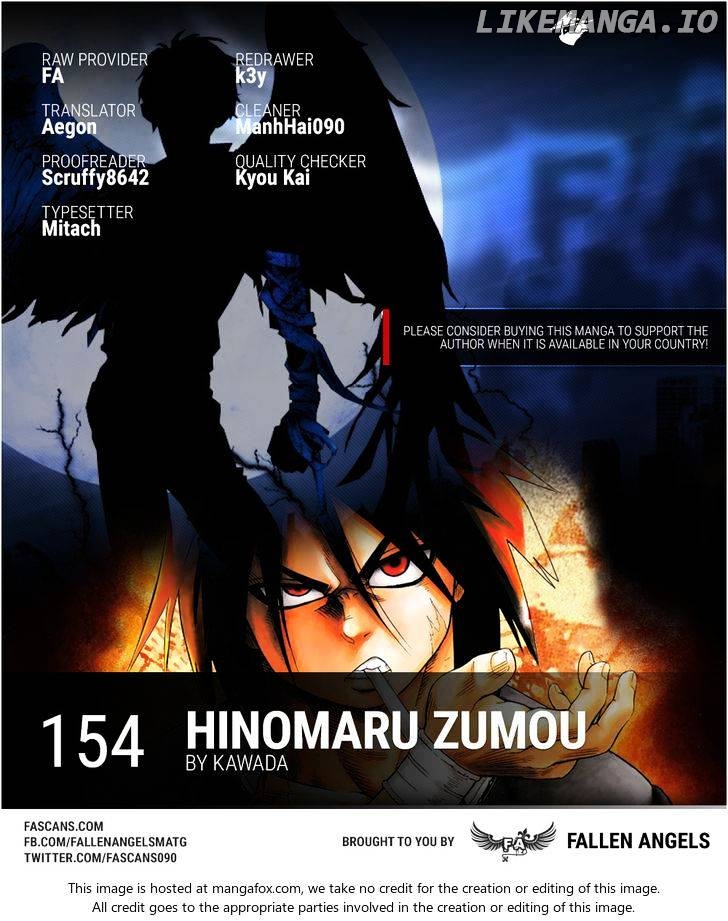 Hinomaru Zumou chapter 154 - page 1