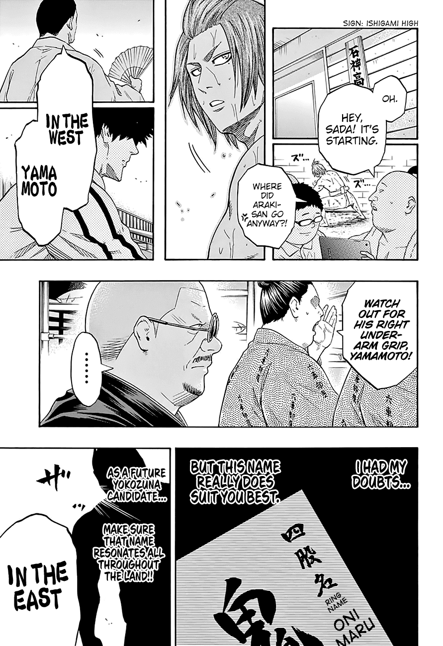 Hinomaru Zumou chapter 159 - page 16