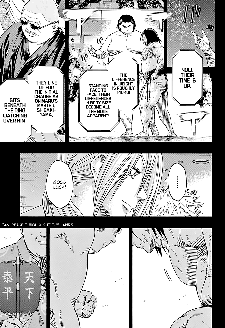 Hinomaru Zumou chapter 160 - page 8