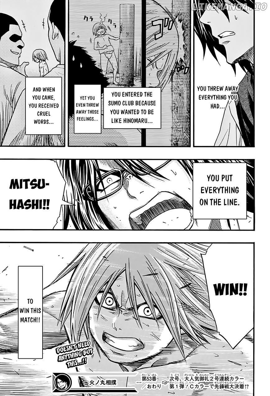 Hinomaru Zumou chapter 53 - page 19