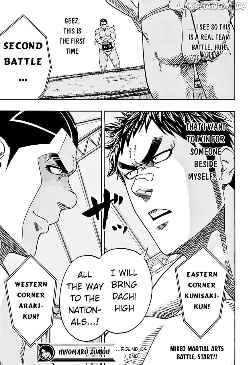 Hinomaru Zumou chapter 54 - page 20