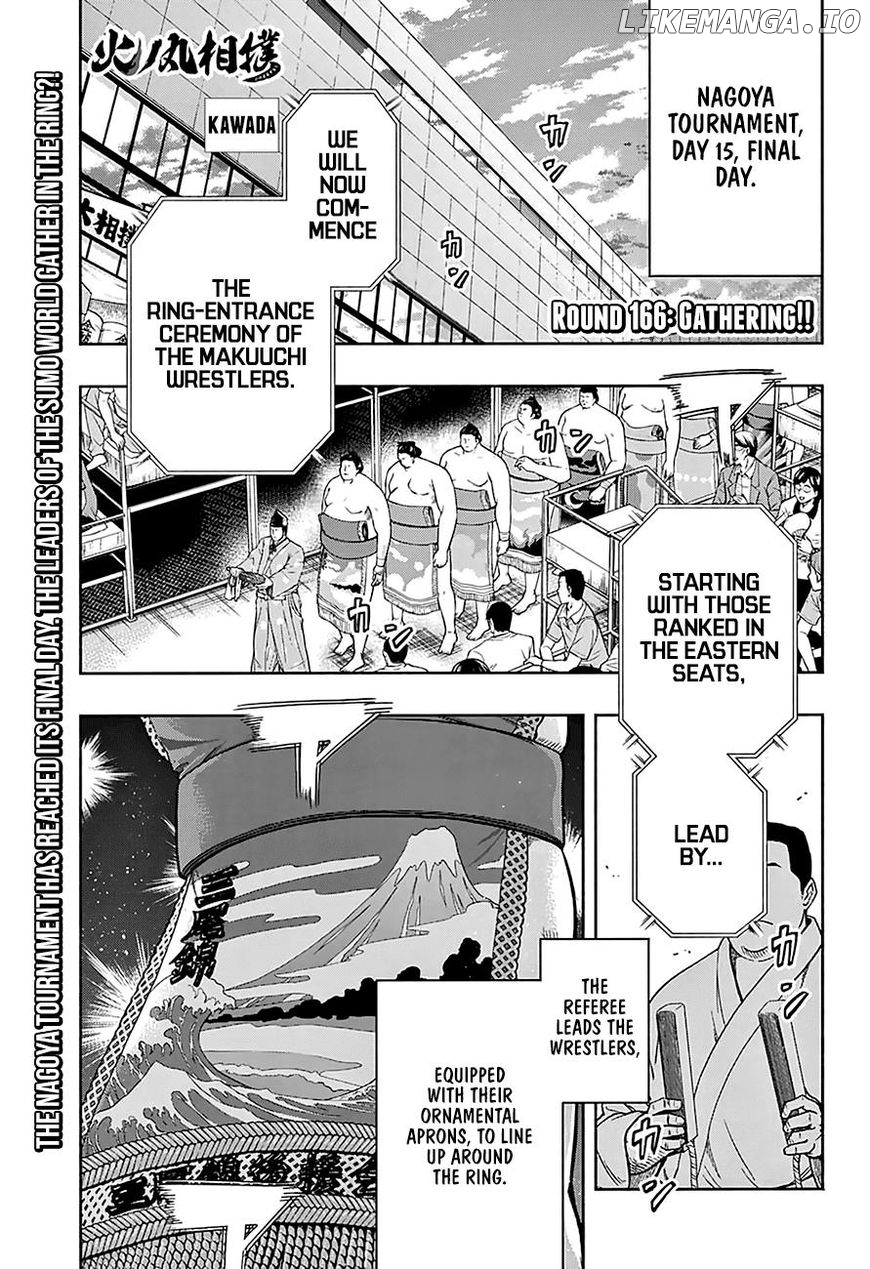 Hinomaru Zumou chapter 166 - page 2