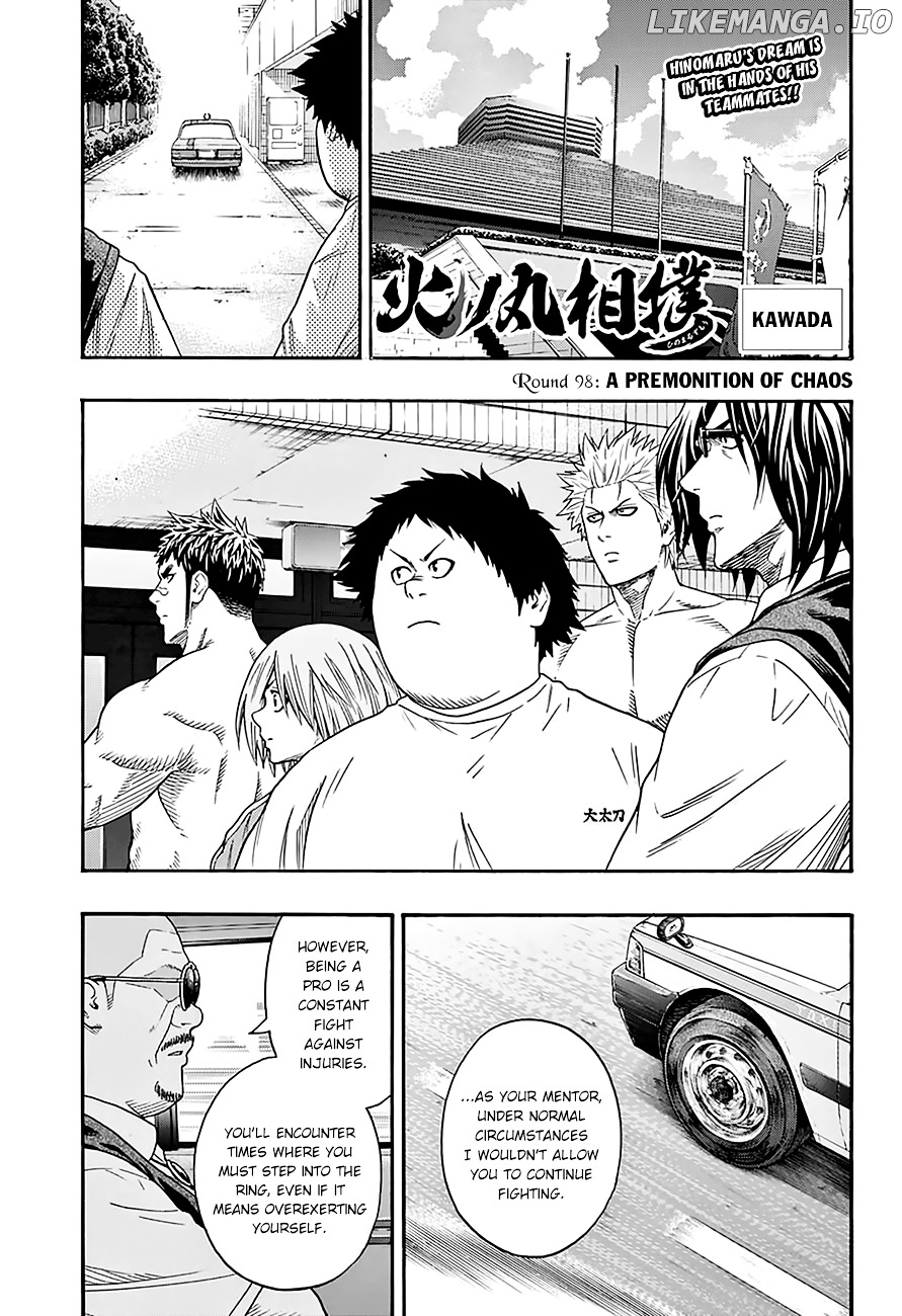 Hinomaru Zumou chapter 98 - page 3