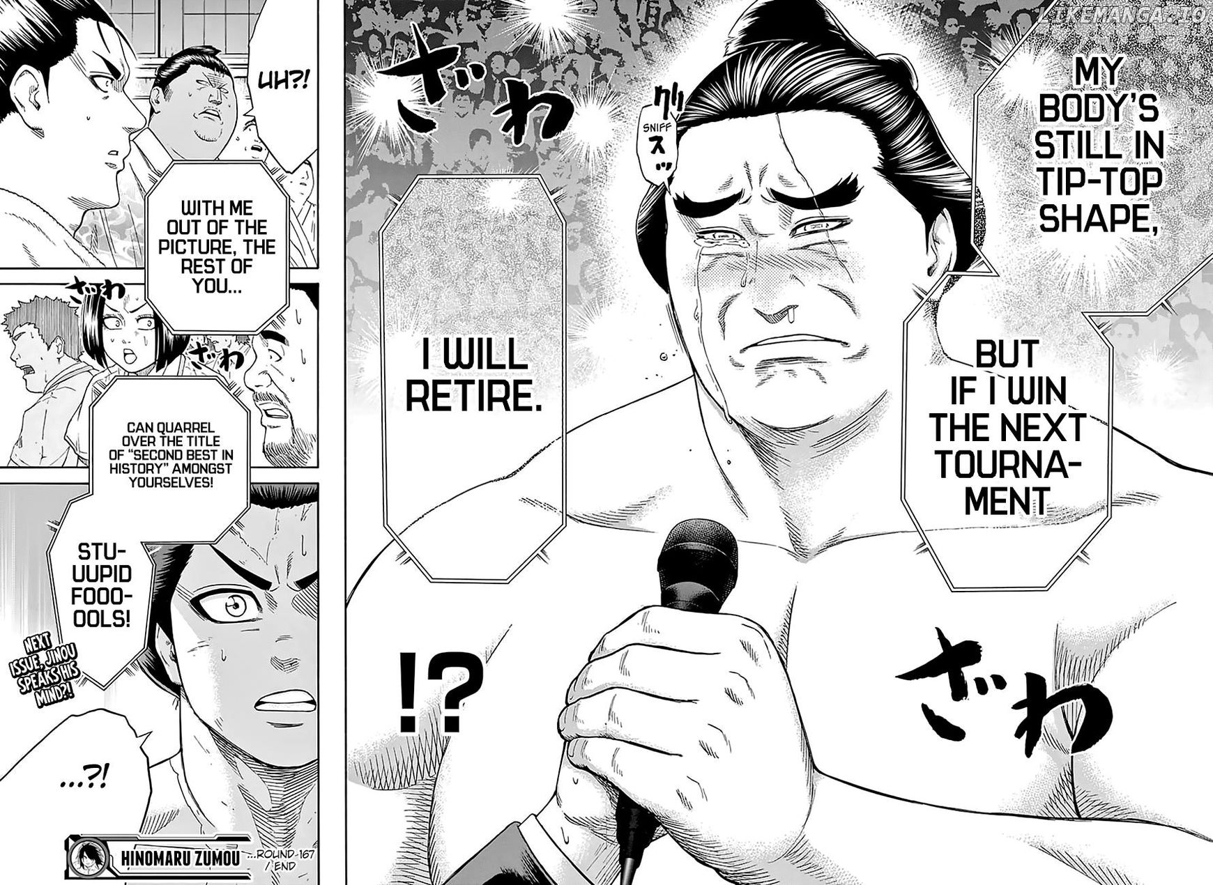 Hinomaru Zumou chapter 167 - page 18