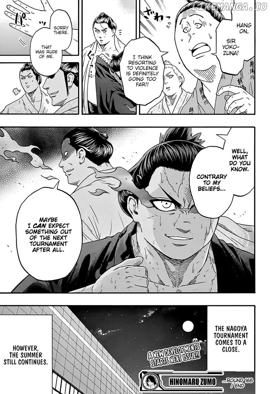 Hinomaru Zumou chapter 168 - page 19