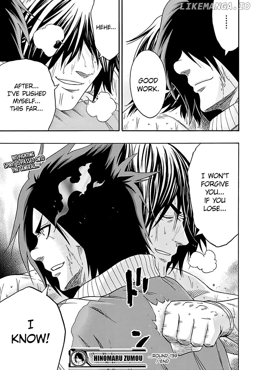 Hinomaru Zumou chapter 139 - page 20