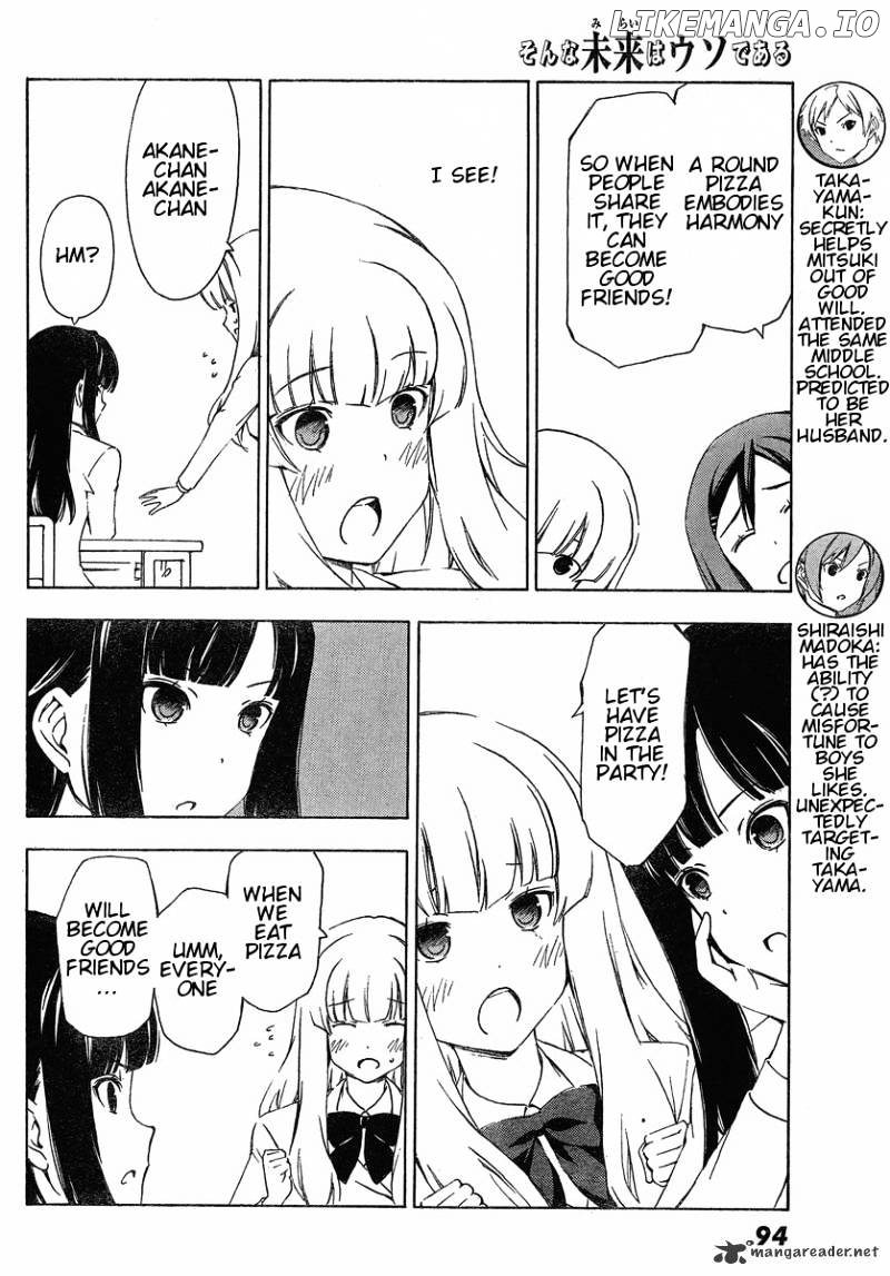 Sonna Mirai Wa Uso De Aru Chapter 15 - page 4