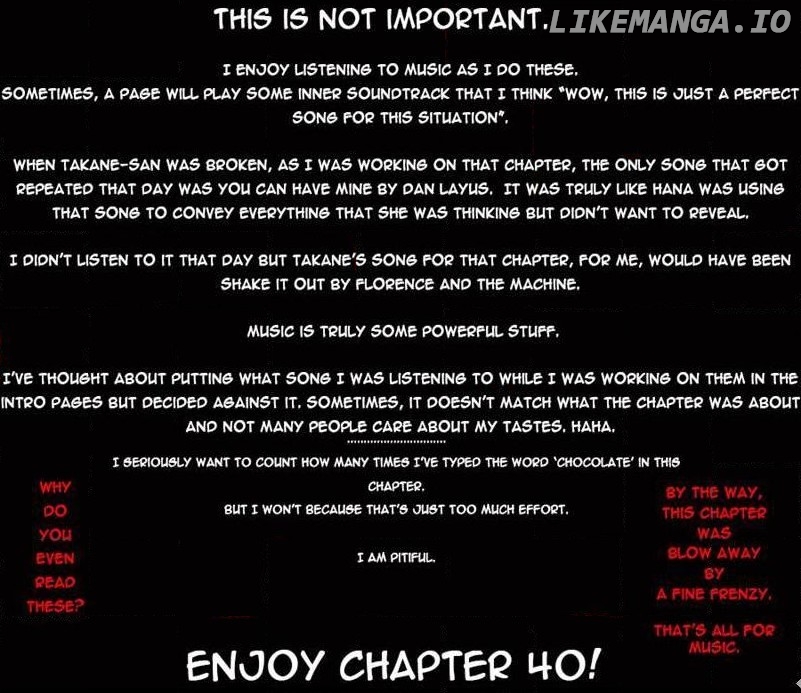 Takane To Hana chapter 40 - page 1