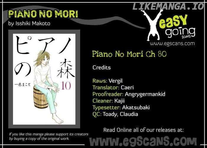 Piano no Mori Chapter 80 - page 1