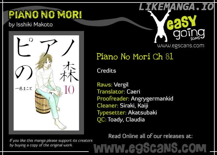 Piano no Mori Chapter 81 - page 1
