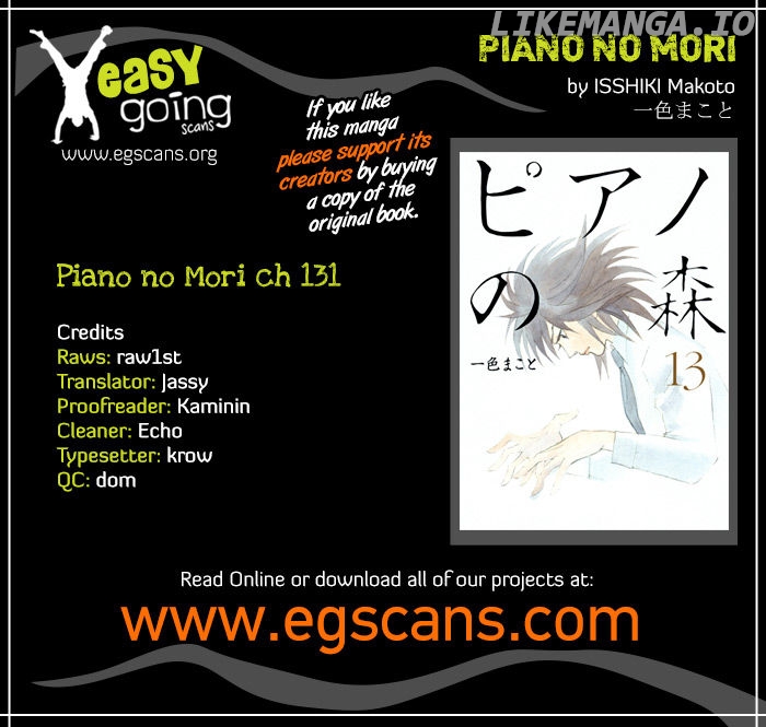 Piano no Mori Chapter 131 - page 1