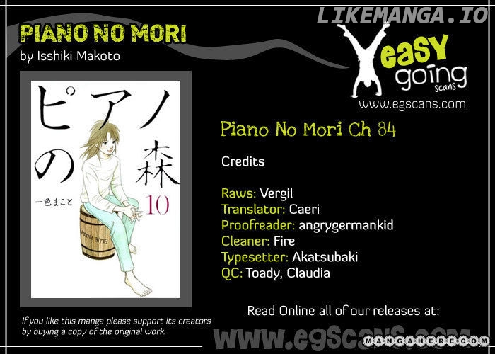 Piano no Mori Chapter 84 - page 2