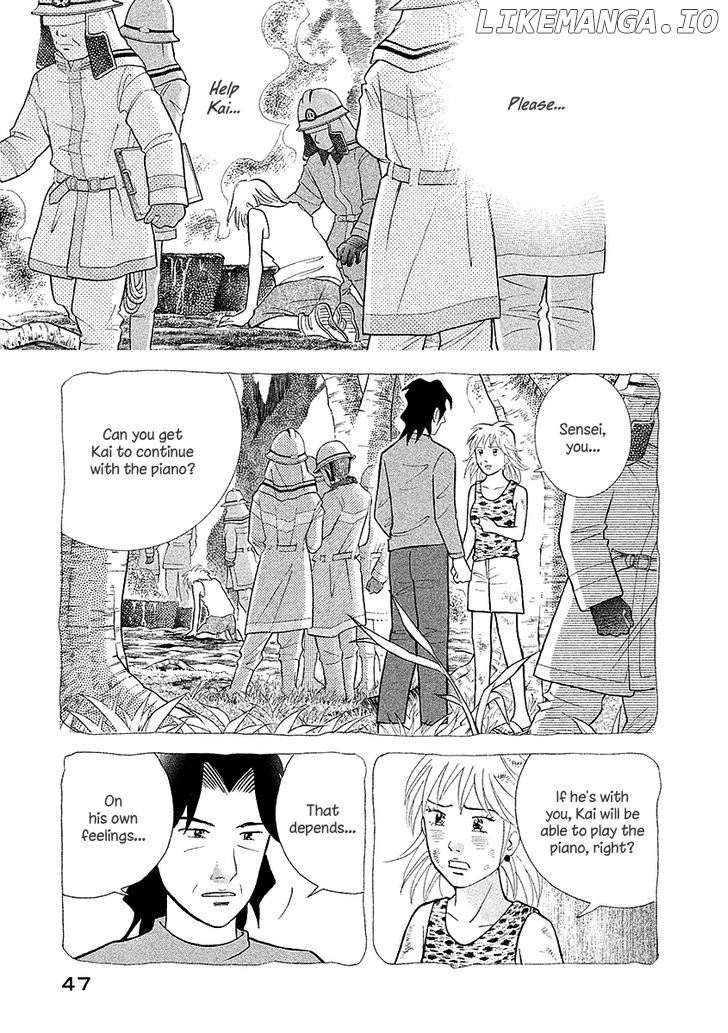 Piano no Mori Chapter 217 - page 19