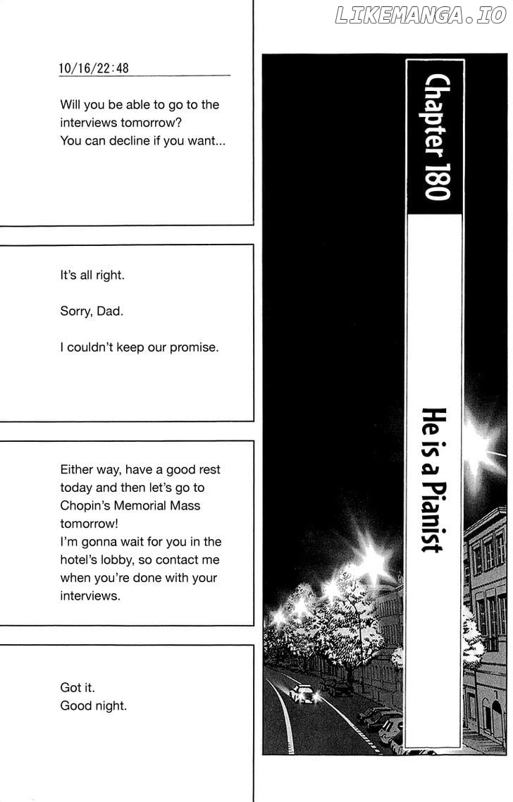 Piano no Mori Chapter 180 - page 2
