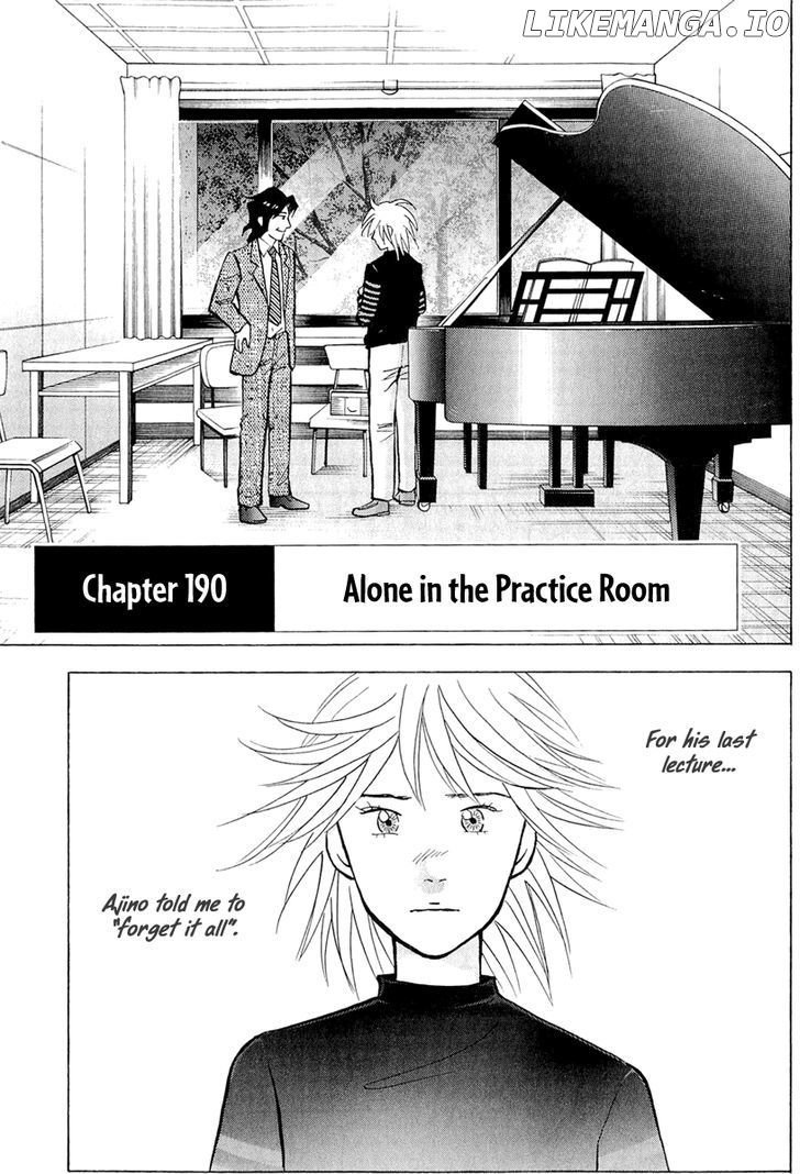 Piano no Mori Chapter 190 - page 2