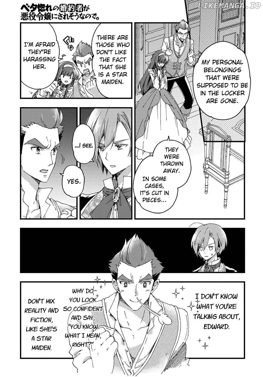 Betabore no Kon'yakusha ga Akuyaku Reijou ni Sare Sou na no de. Chapter 1.2 - page 6