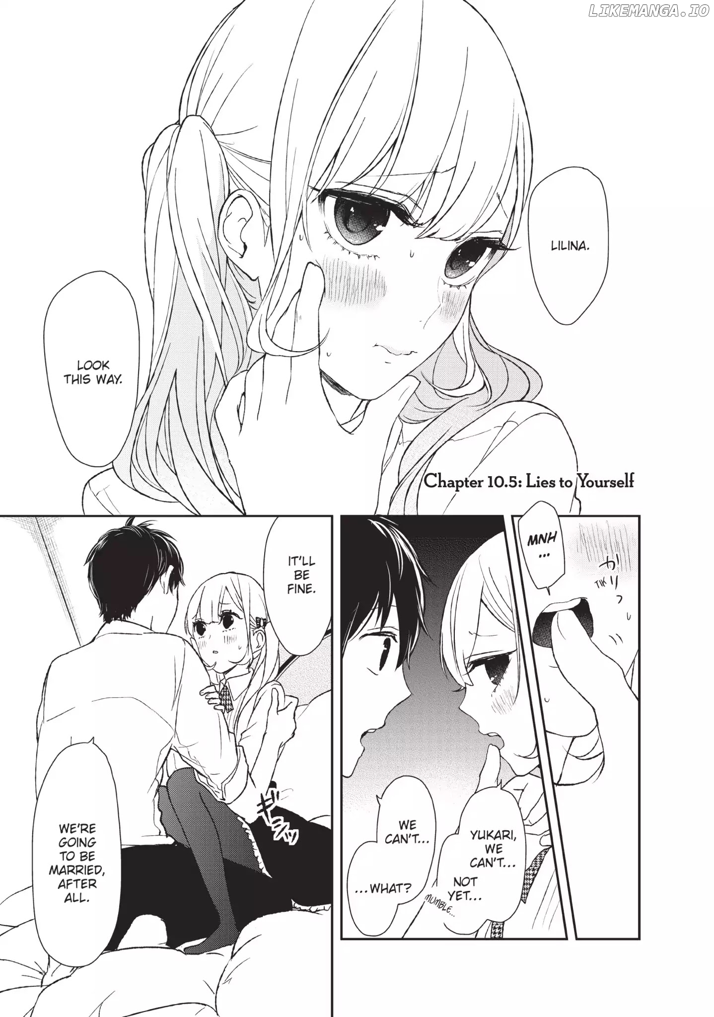 Koi to Uso chapter 10.5 - page 1