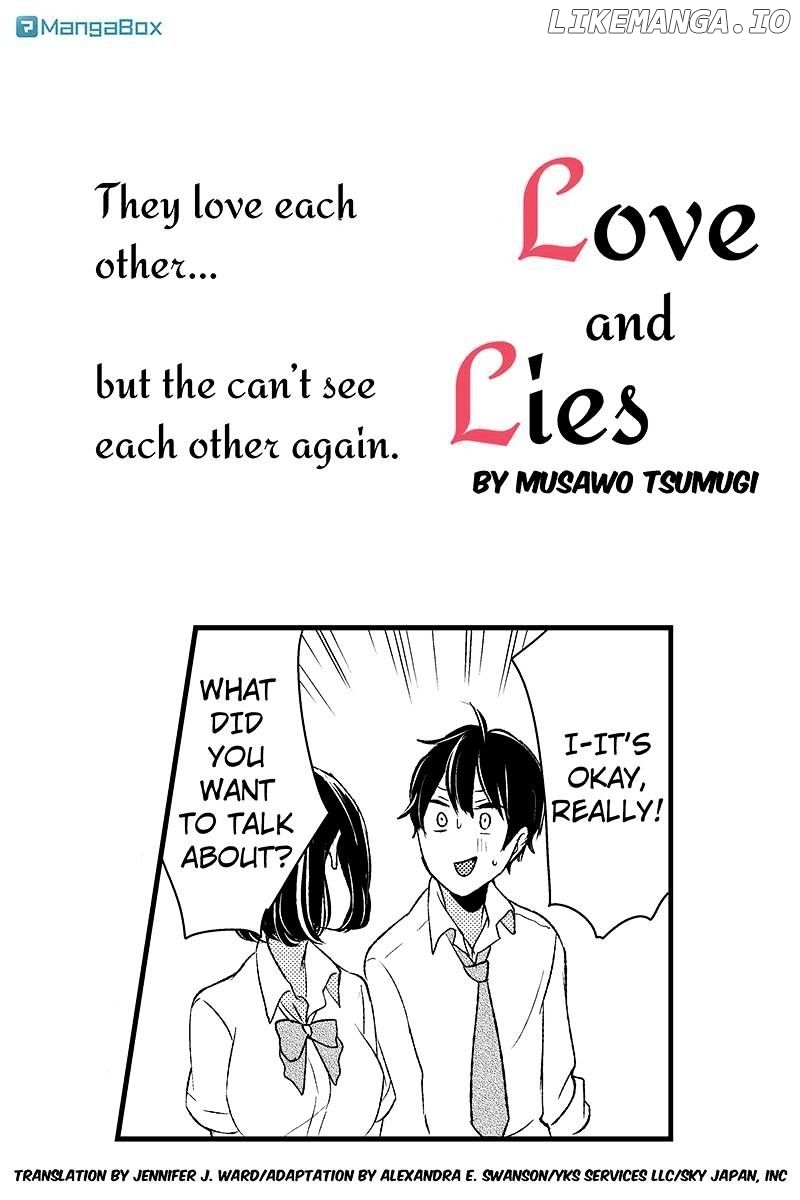 Koi to Uso chapter 15 - page 1
