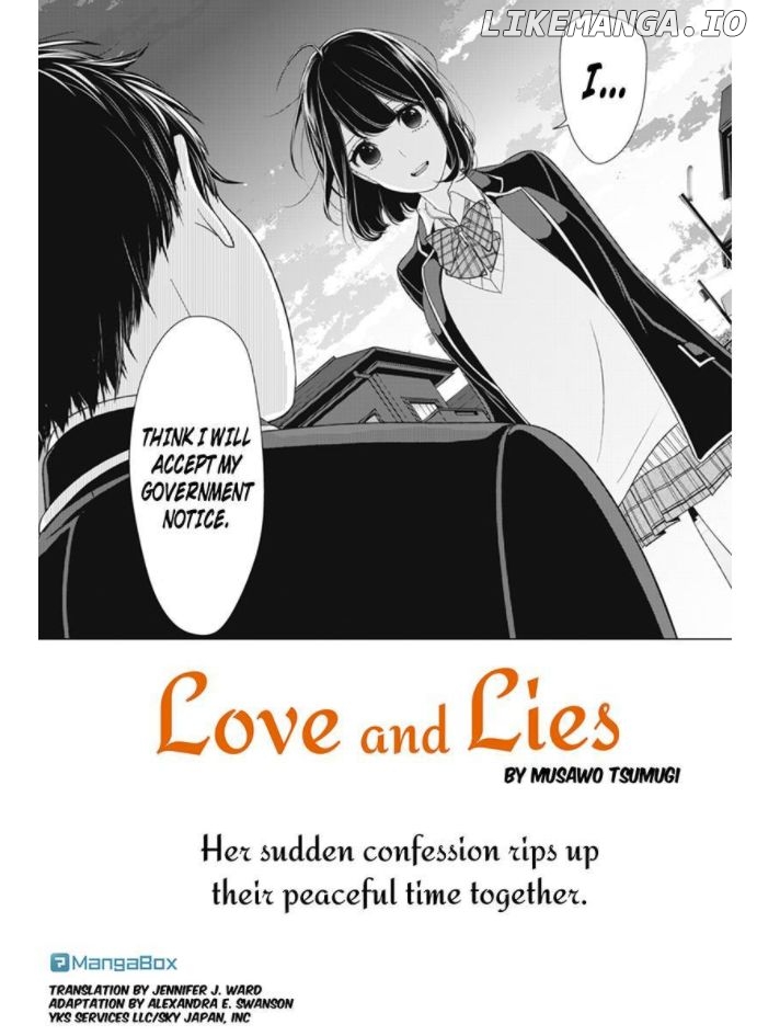 Koi to Uso chapter 148 - page 1