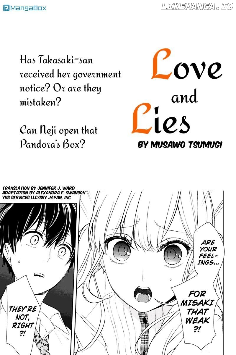 Koi to Uso chapter 23 - page 1