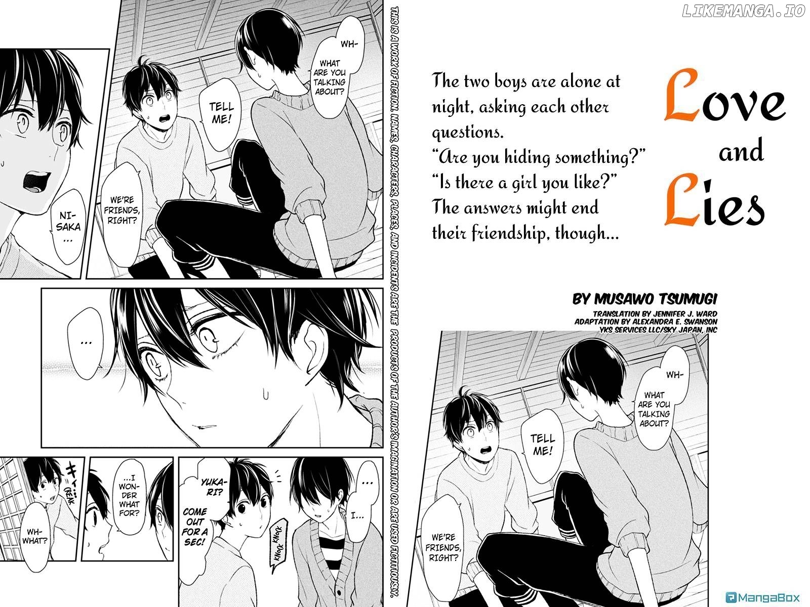 Koi to Uso chapter 33 - page 1