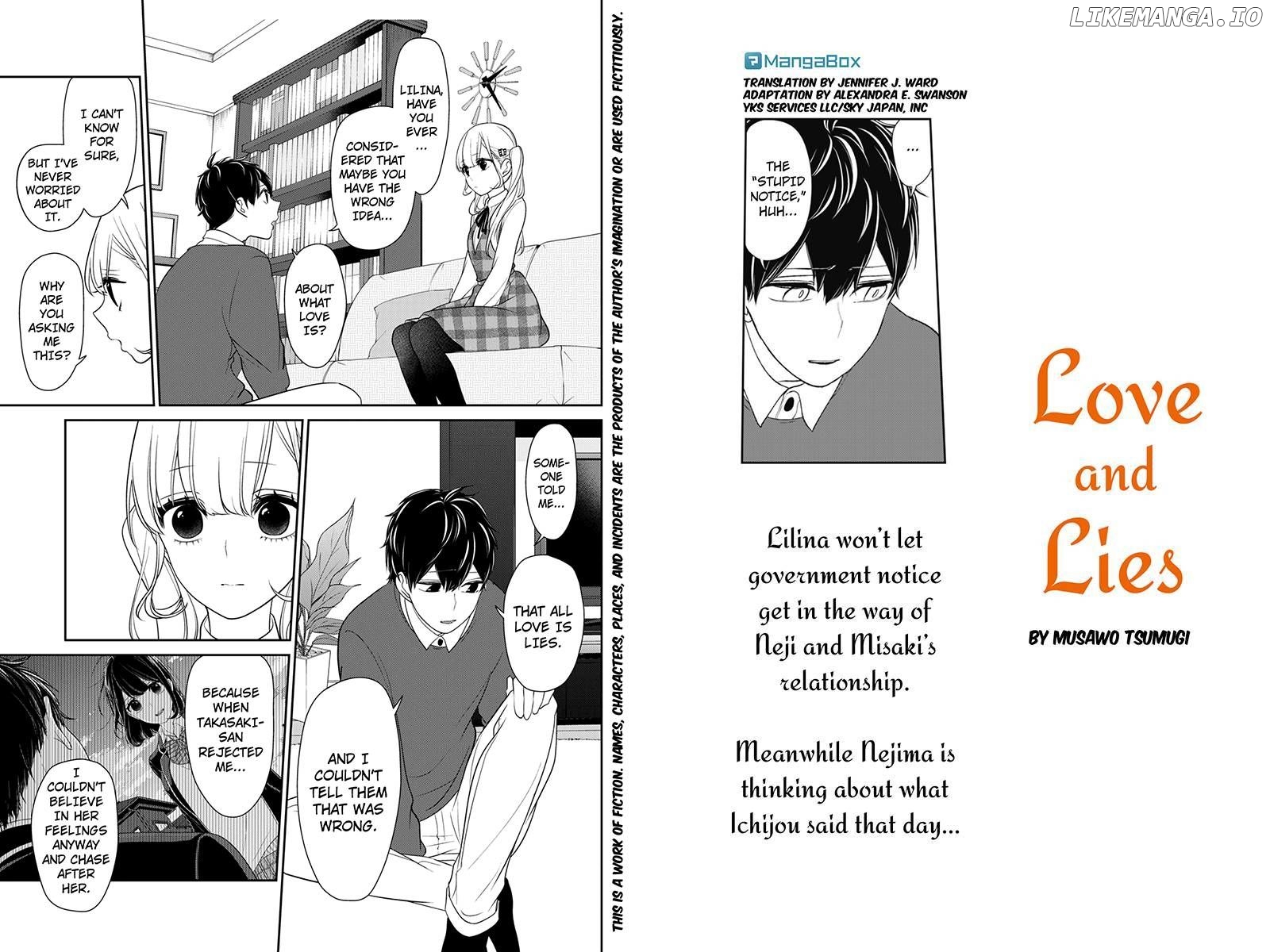 Koi to Uso chapter 162 - page 1