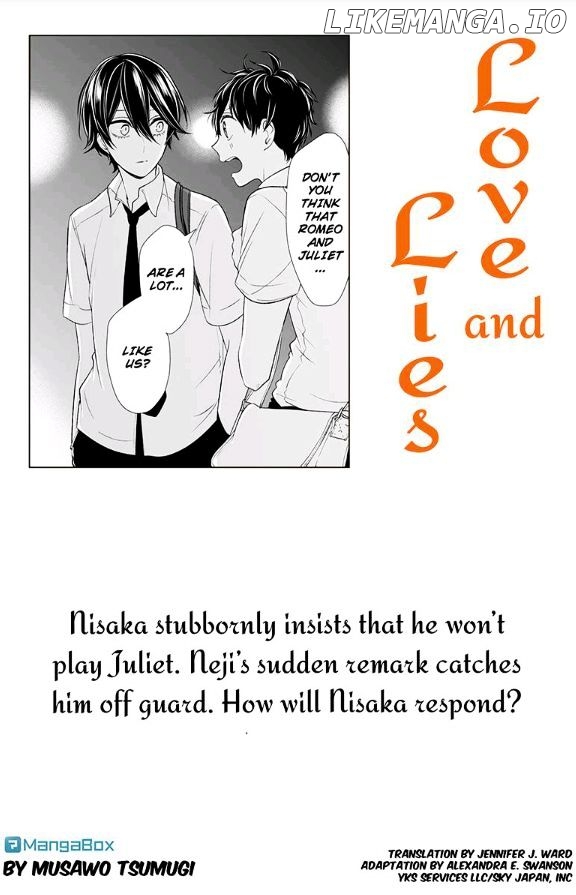 Koi to Uso chapter 70 - page 1