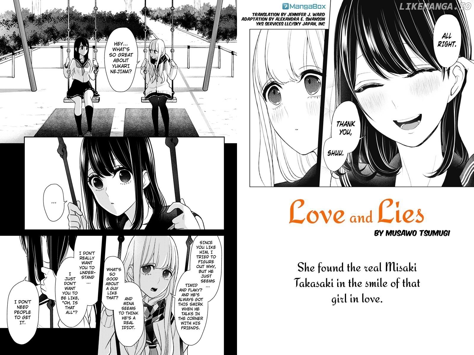 Koi to Uso chapter 98 - page 1