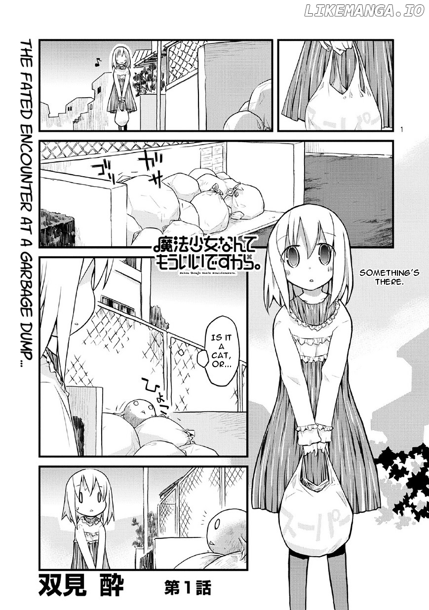 Mahou Shoujo Nante Mou Ii Desu Kara. chapter 1 - page 1