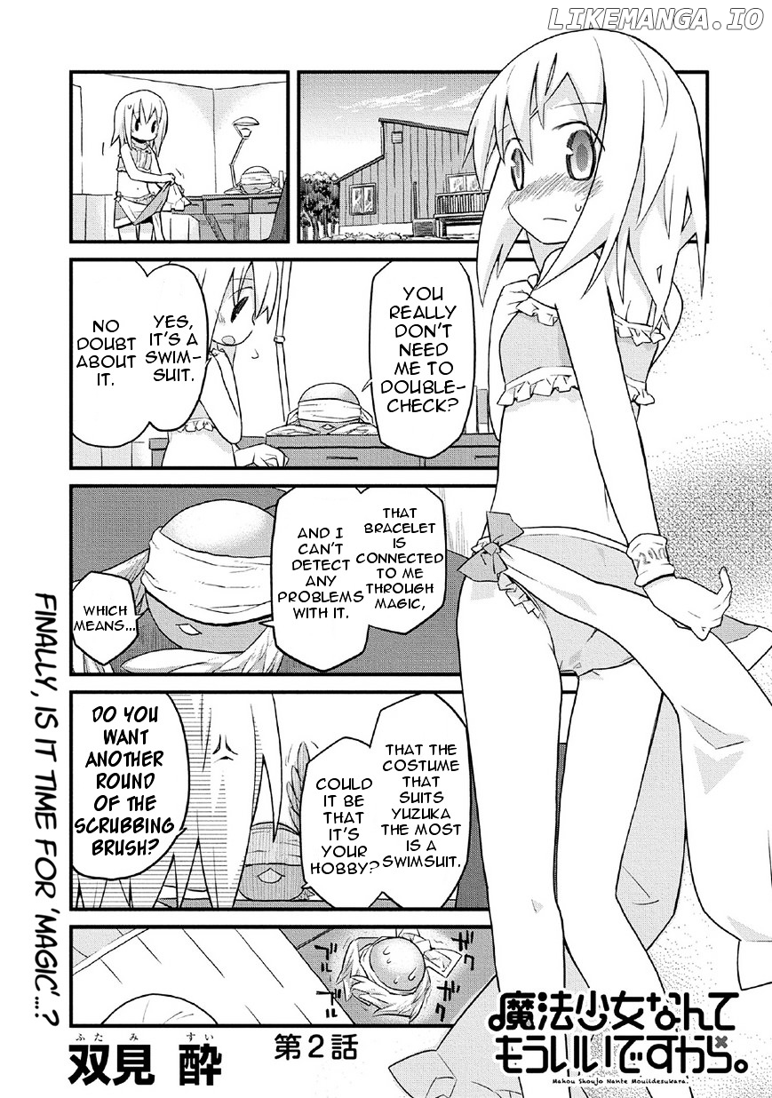 Mahou Shoujo Nante Mou Ii Desu Kara. chapter 2 - page 1