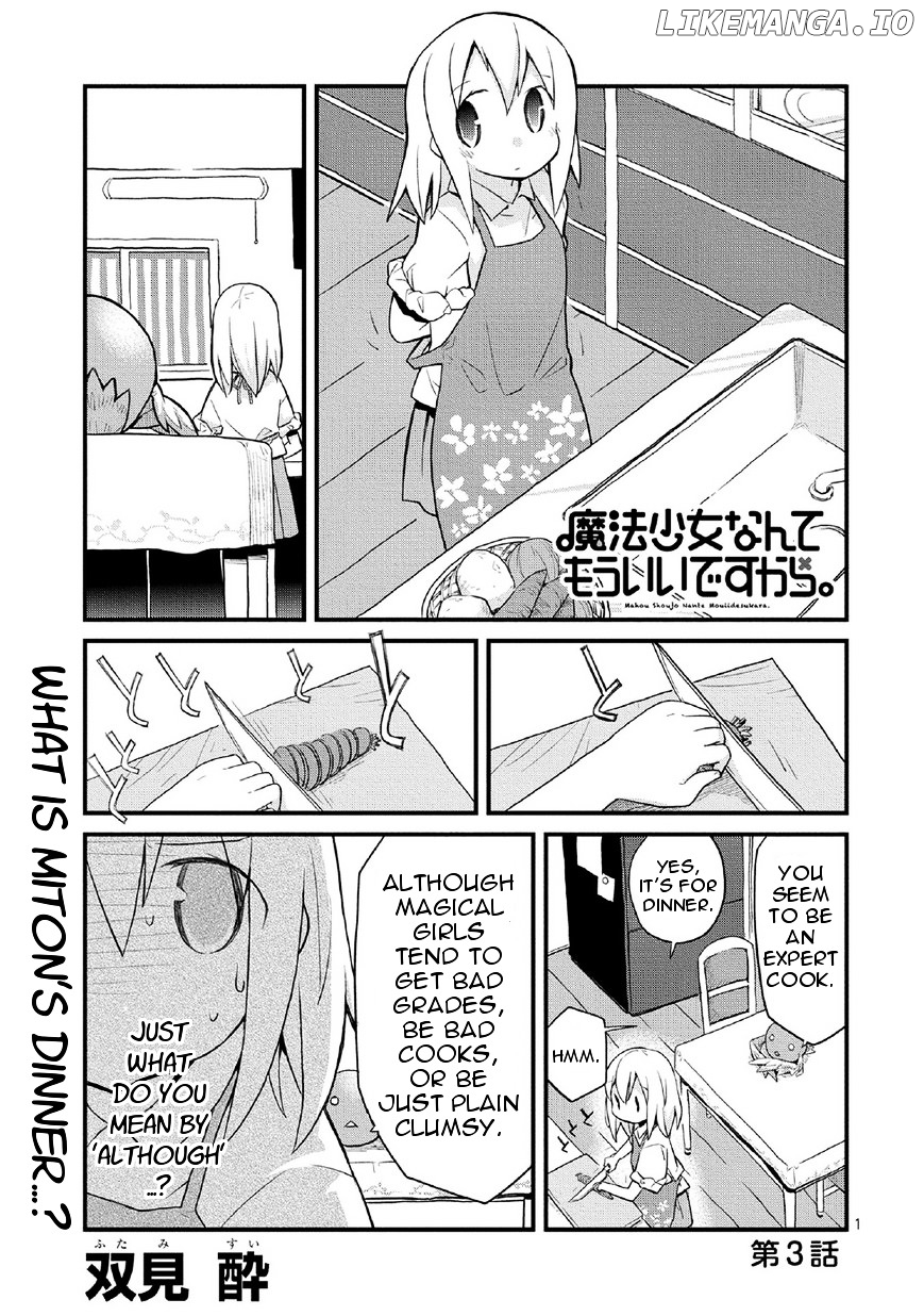 Mahou Shoujo Nante Mou Ii Desu Kara. chapter 3 - page 1