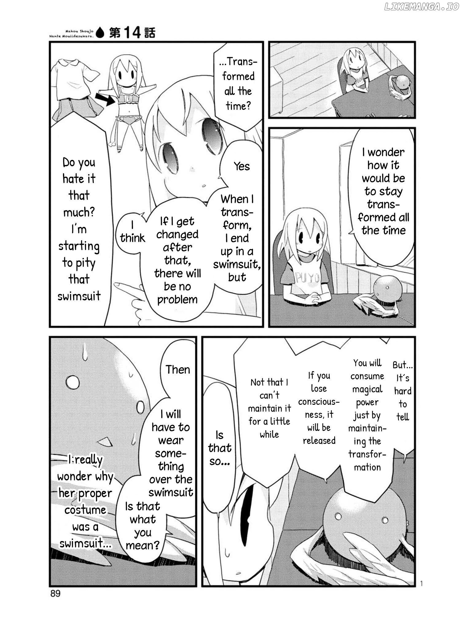 Mahou Shoujo Nante Mou Ii Desu Kara. chapter 14 - page 1