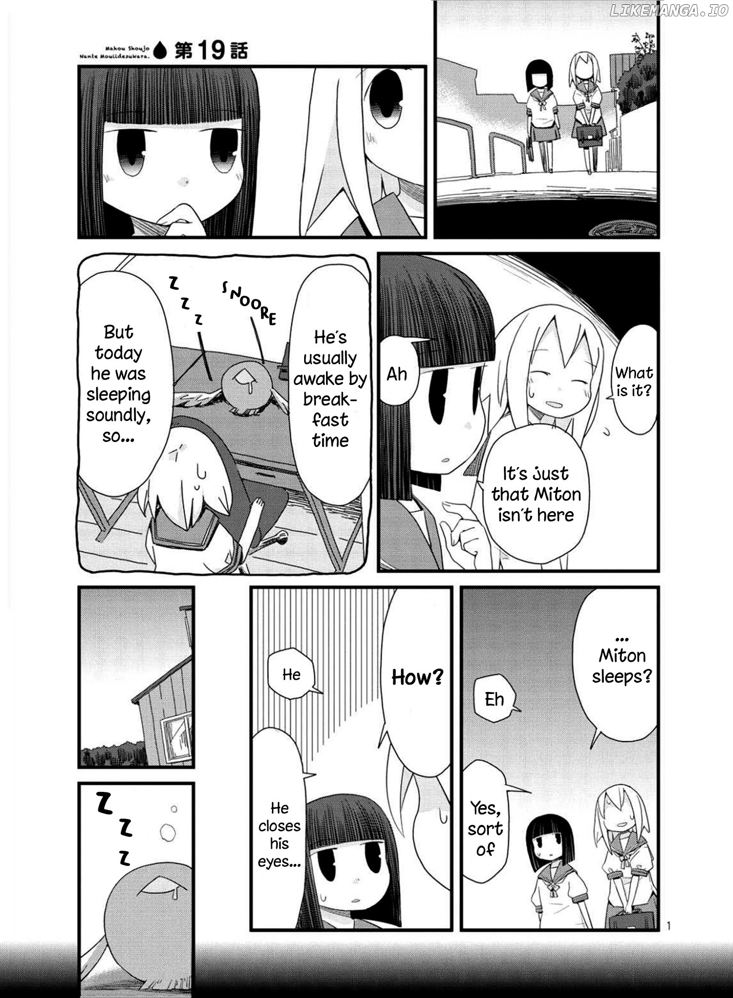 Mahou Shoujo Nante Mou Ii Desu Kara. chapter 19 - page 1