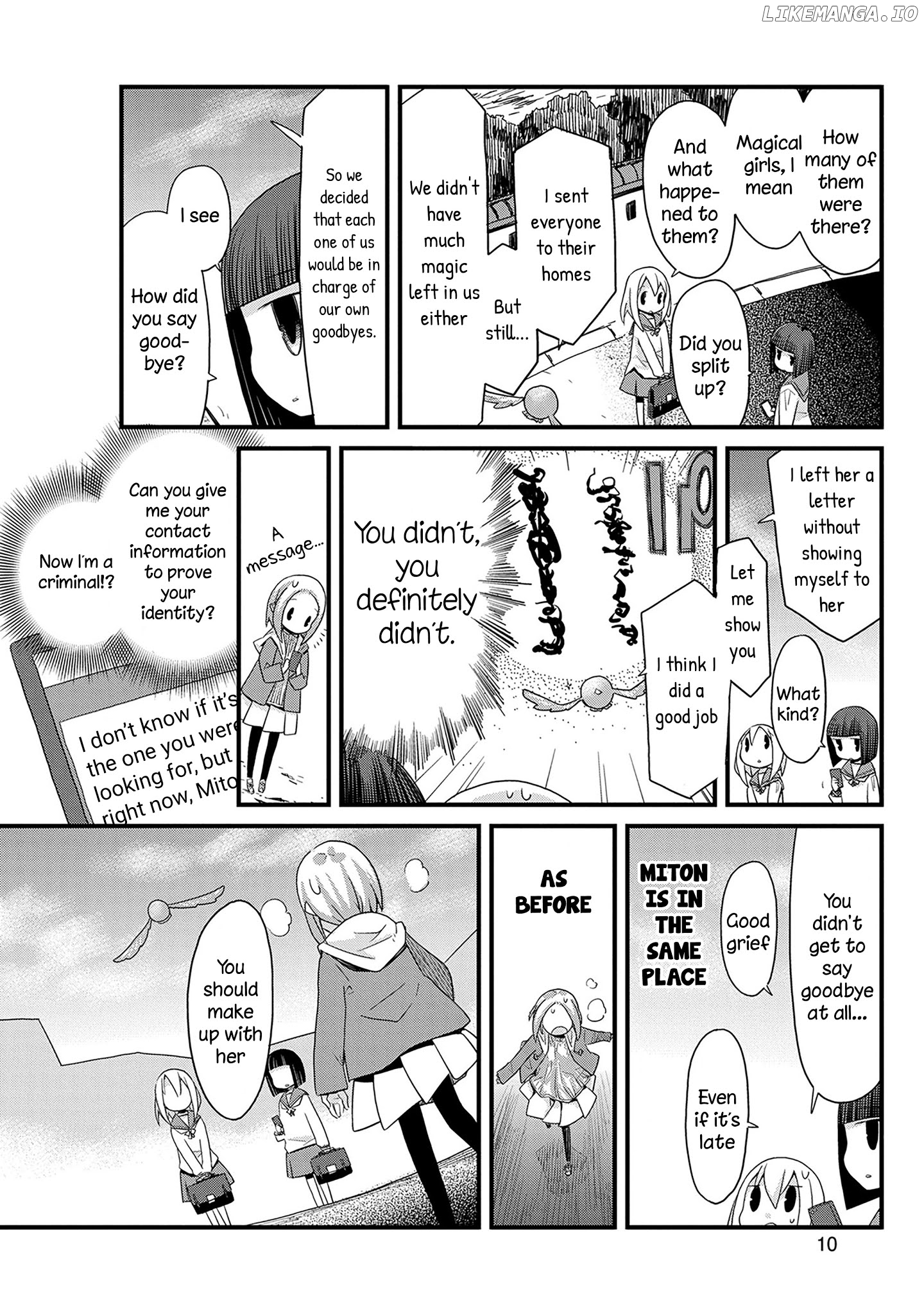 Mahou Shoujo Nante Mou Ii Desu Kara. chapter 20 - page 11