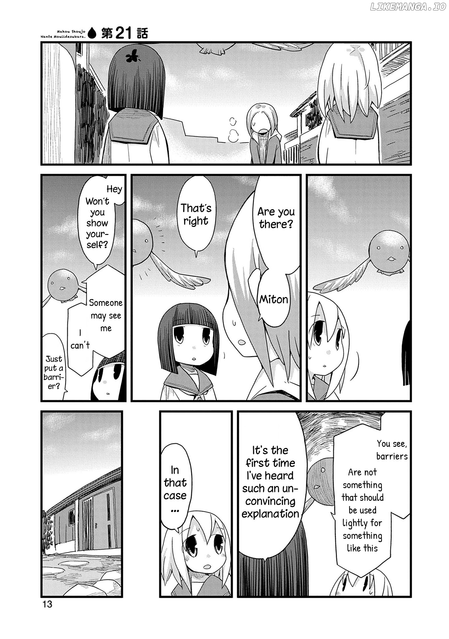 Mahou Shoujo Nante Mou Ii Desu Kara. chapter 21 - page 1