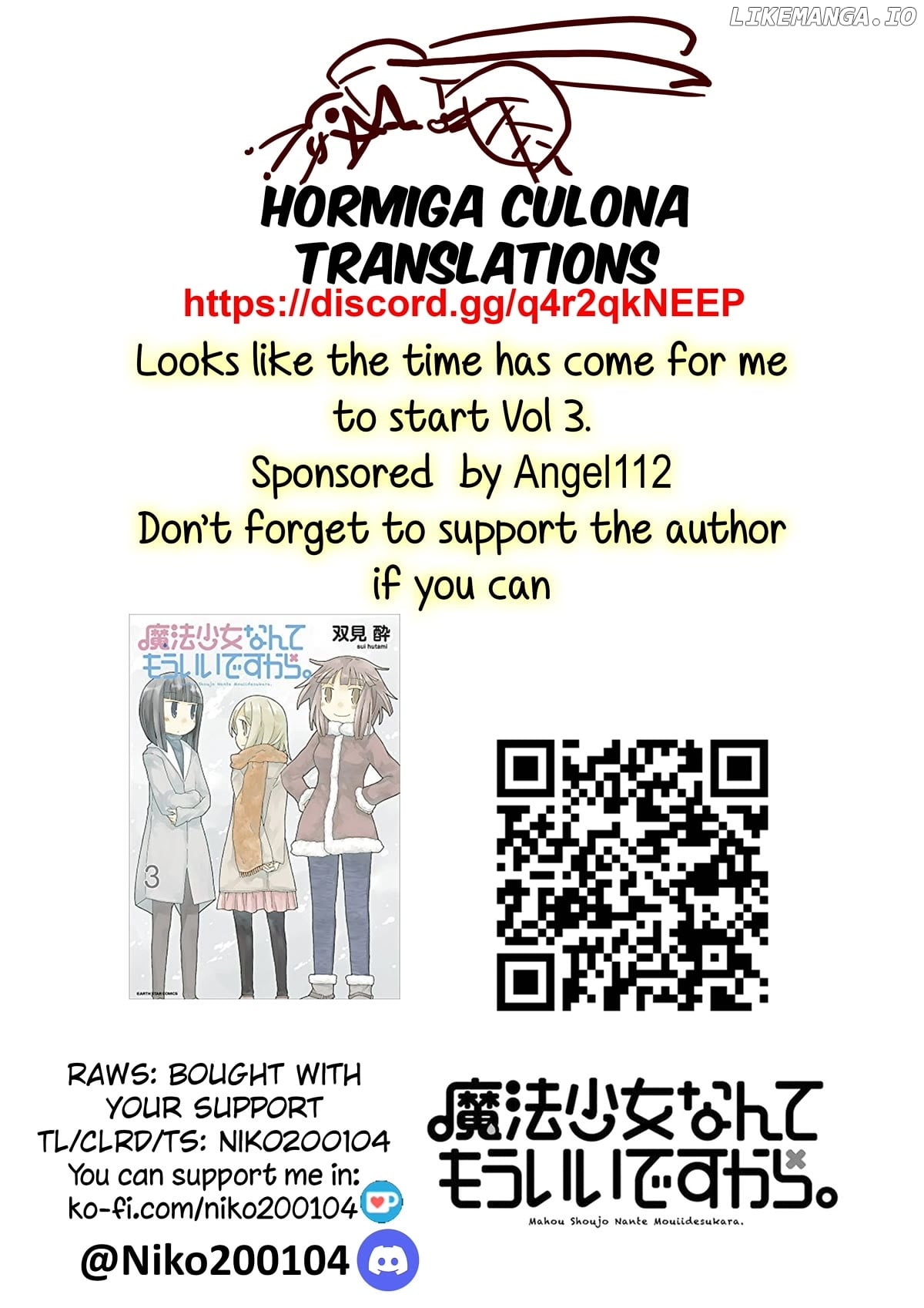 Mahou Shoujo Nante Mou Ii Desu Kara. chapter 32 - page 13