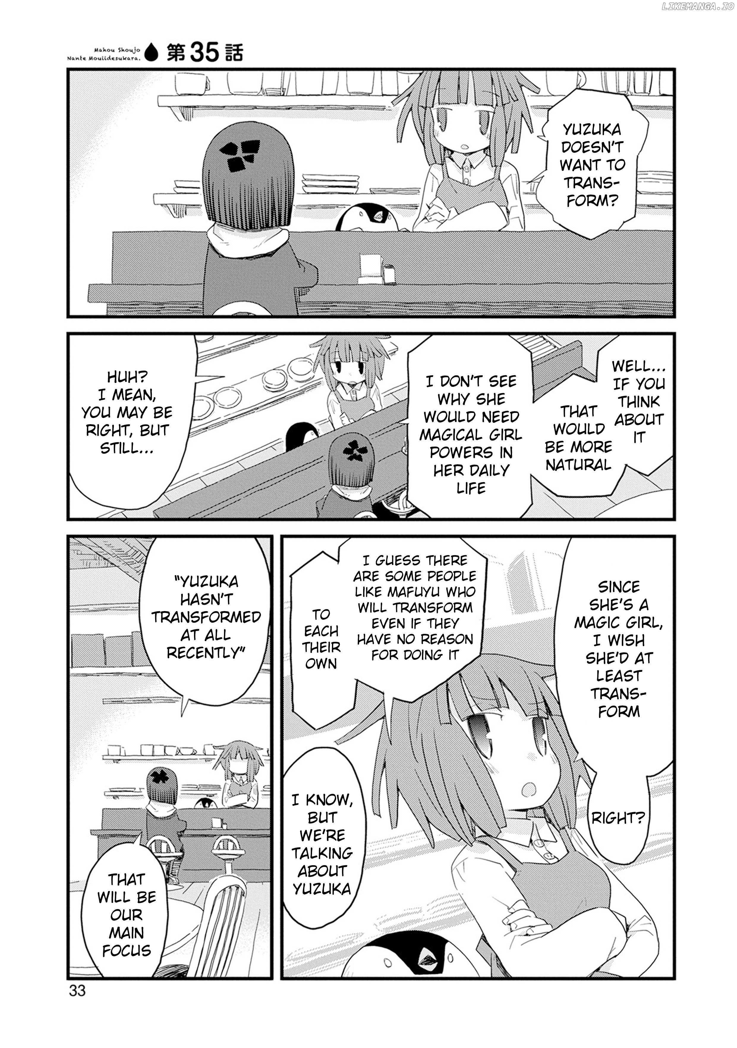 Mahou Shoujo Nante Mou Ii Desu Kara. chapter 35 - page 1