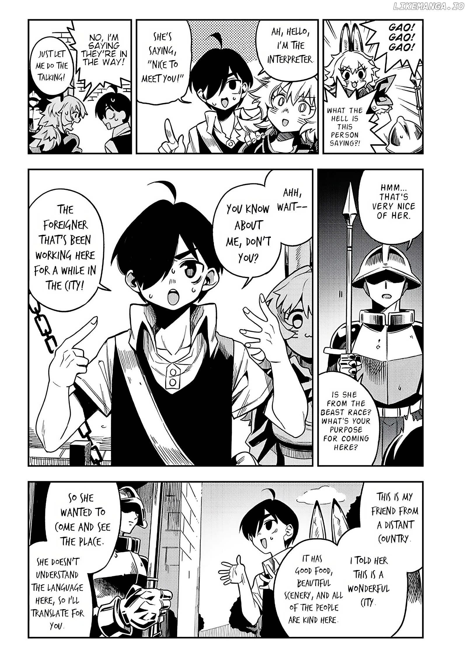 Monmusugo! 〜Living In Another World With The Strongest Monster Girls With Translation Skills〜 chapter 2.1 - page 3