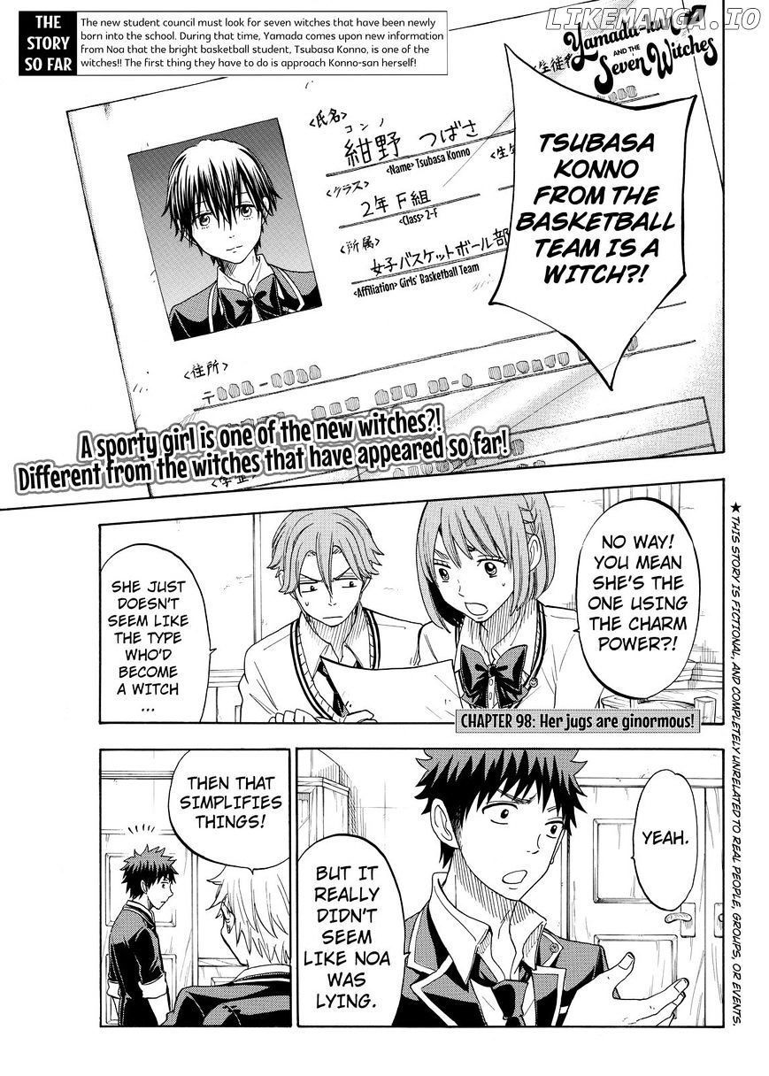 Yamada-kun to 7-nin no Majo Chapter 98 - page 1