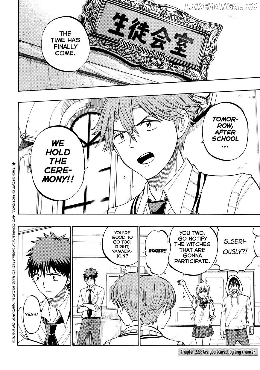 Yamada-kun to 7-nin no Majo Chapter 223 - page 2