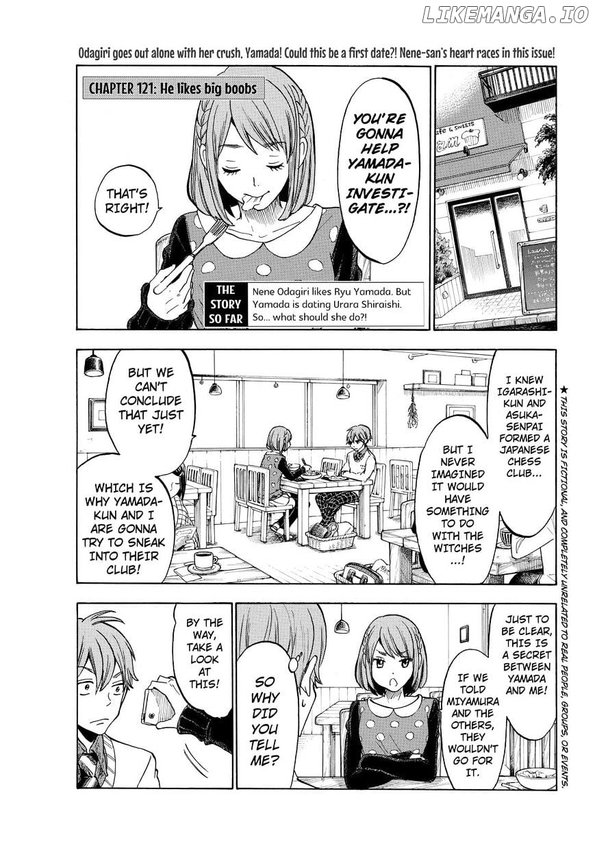 Yamada-kun to 7-nin no Majo Chapter 121 - page 3