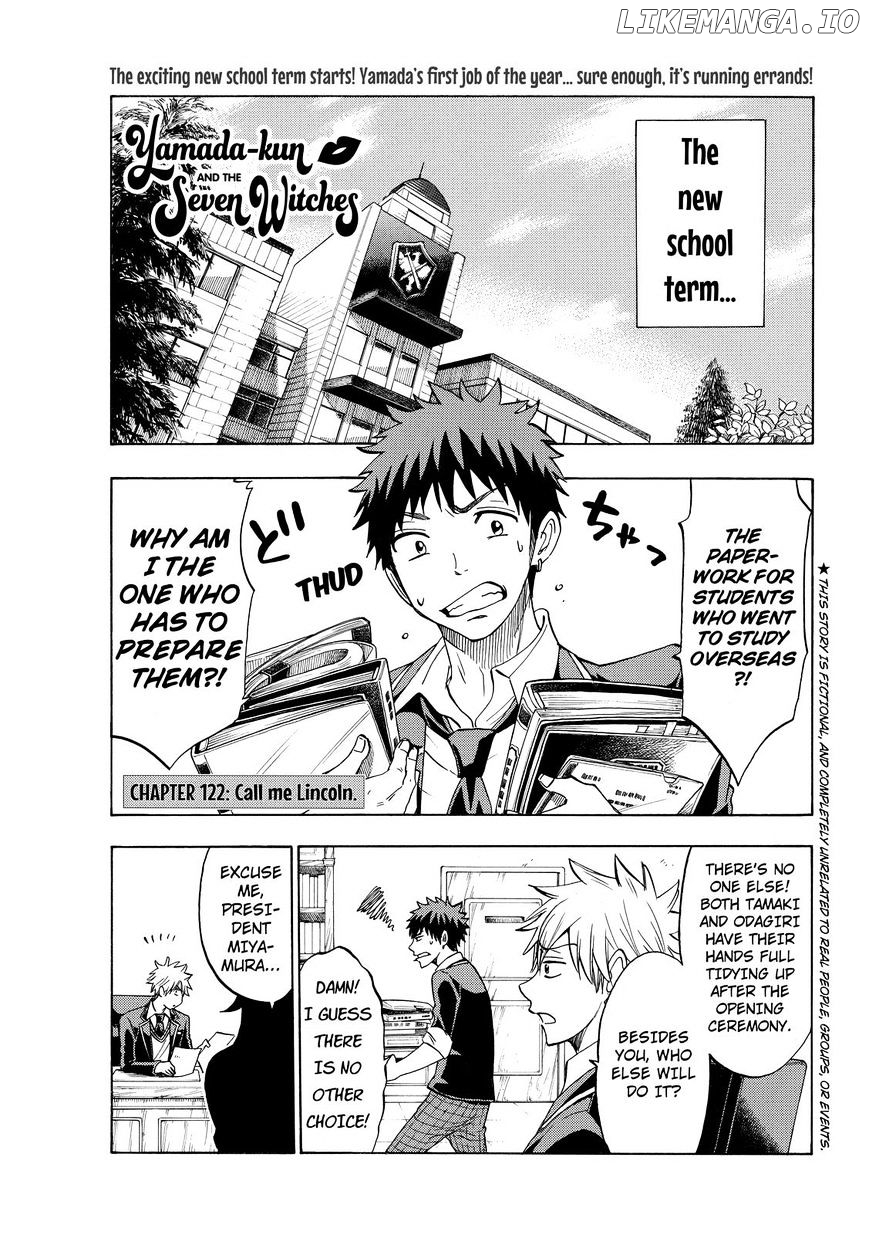 Yamada-kun to 7-nin no Majo Chapter 122 - page 1