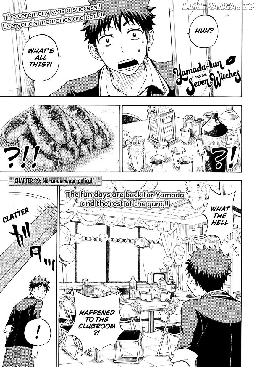 Yamada-kun to 7-nin no Majo Chapter 89 - page 1