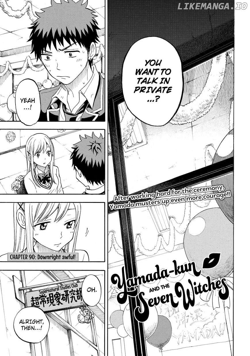 Yamada-kun to 7-nin no Majo Chapter 90 - page 1