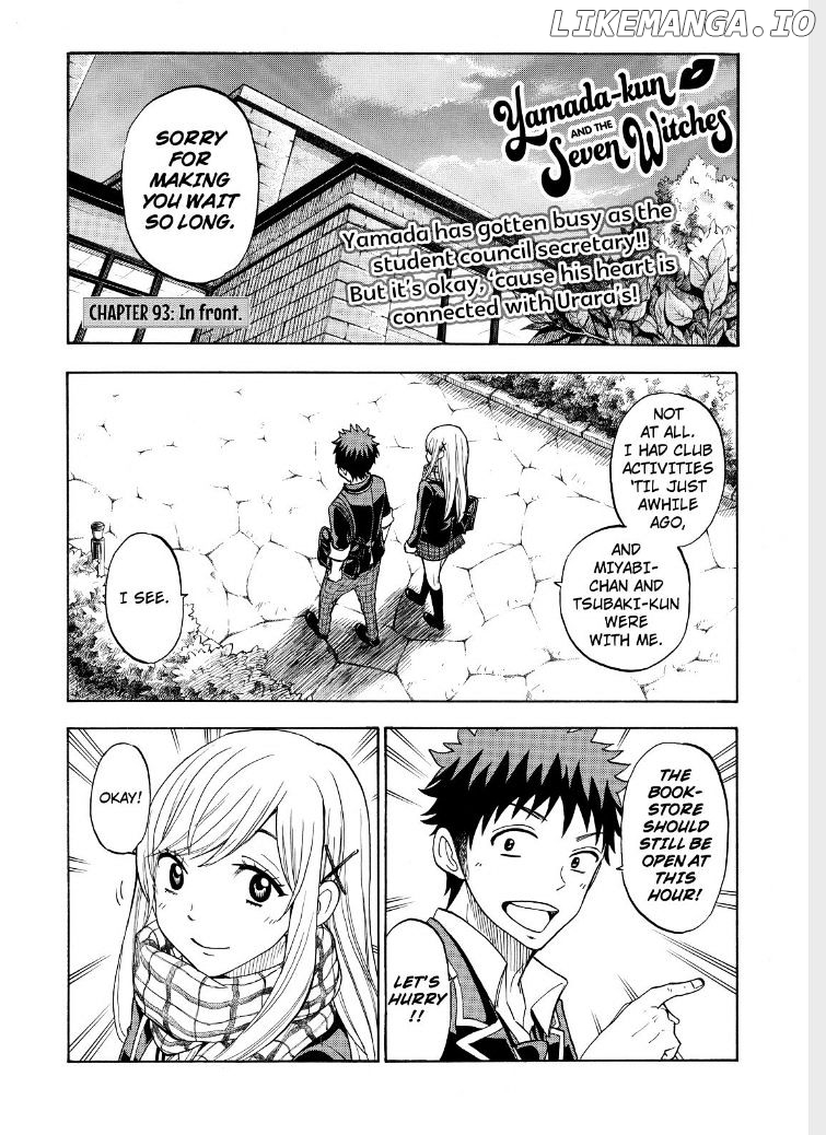 Yamada-kun to 7-nin no Majo Chapter 93 - page 1
