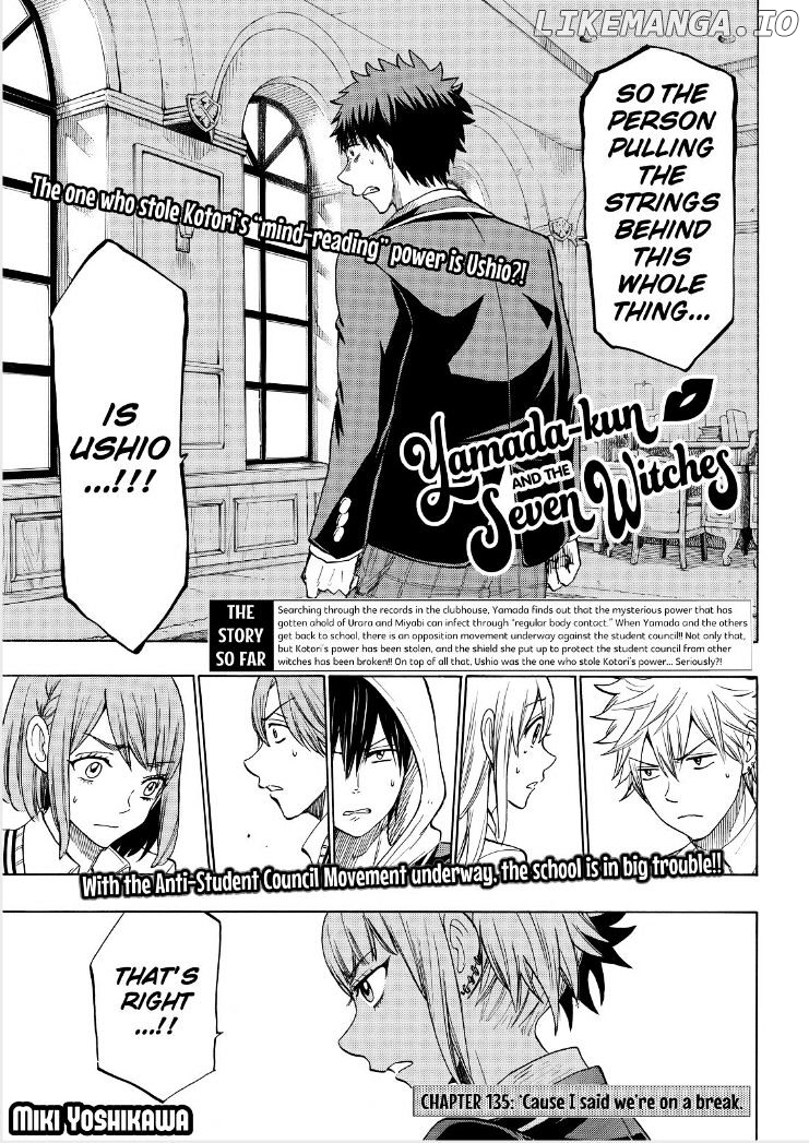 Yamada-kun to 7-nin no Majo Chapter 135 - page 1